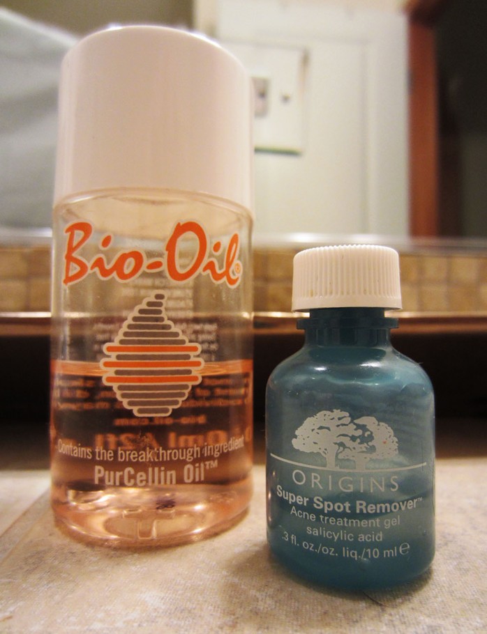bio oil and origins gel