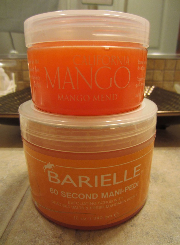 manicure scrub and oil