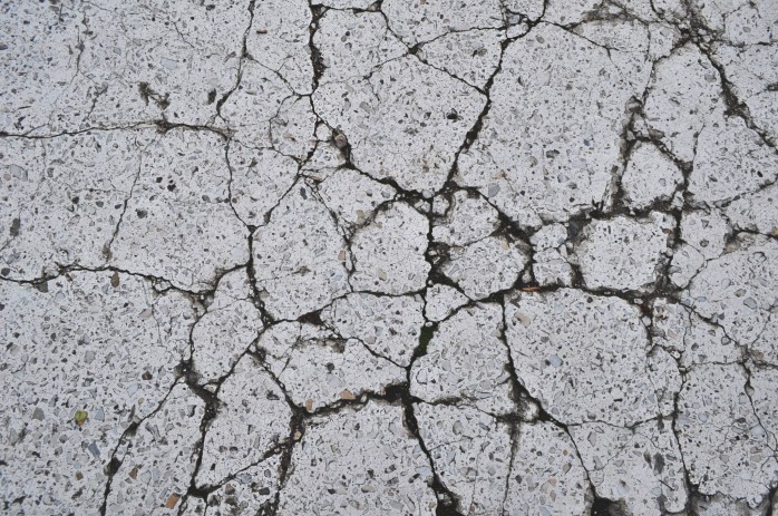 cracked